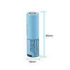INR18650MH1 電池 3200mAh 3.7V 適用於 LG 鋰充電電池組手電筒電子煙點焊接/引線 1-10 件