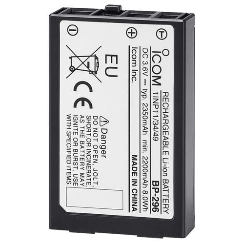 Icom-BP-296-3.6V-2350mAh-Radio-Battery