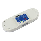 BA-300 replacement battery for Inogen One G3 OxyGo, 14.4V 83.5Wh 5.8Ah Li-ion white shell with blue label showing specs and safety warnings on clean white background
