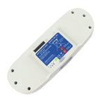BA-300 replacement battery for Inogen One G3 OxyGo, 14.4V 83.5Wh 5.8Ah Li-ion white shell with blue label showing specs and safety warnings on clean white background