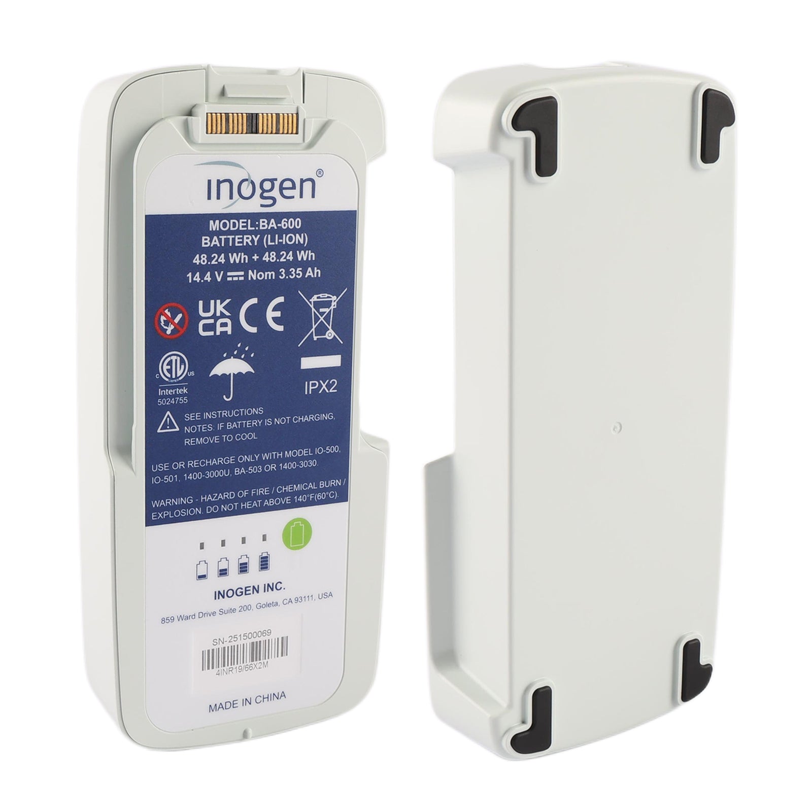 Inogen-BA-600-14.4V-48.24Wh-Medical-Battery