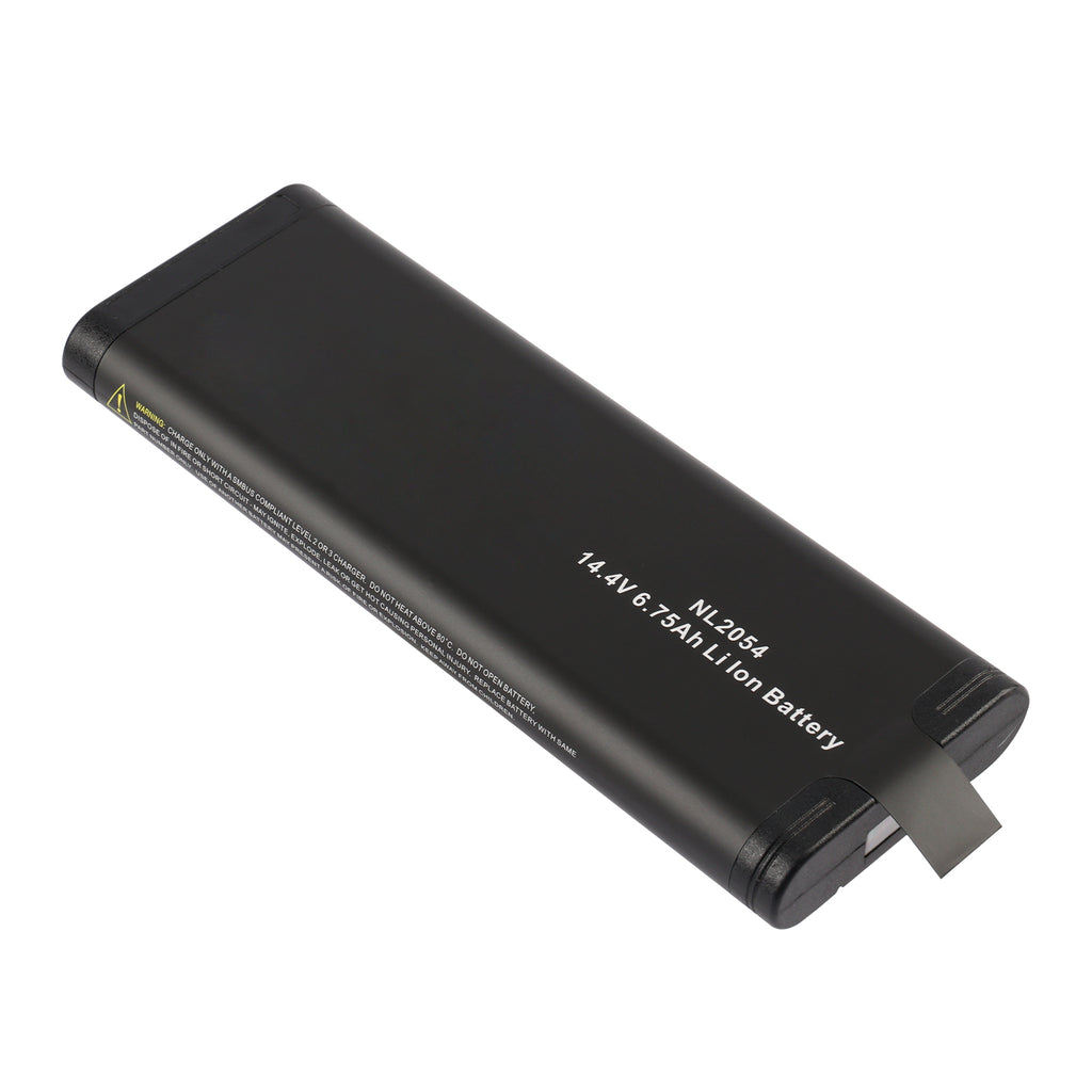 KingSener NL2054 14.4V 6.75Ah 95Wh black Li-ion replacement battery for Inspired Energy medical ECG monitors.