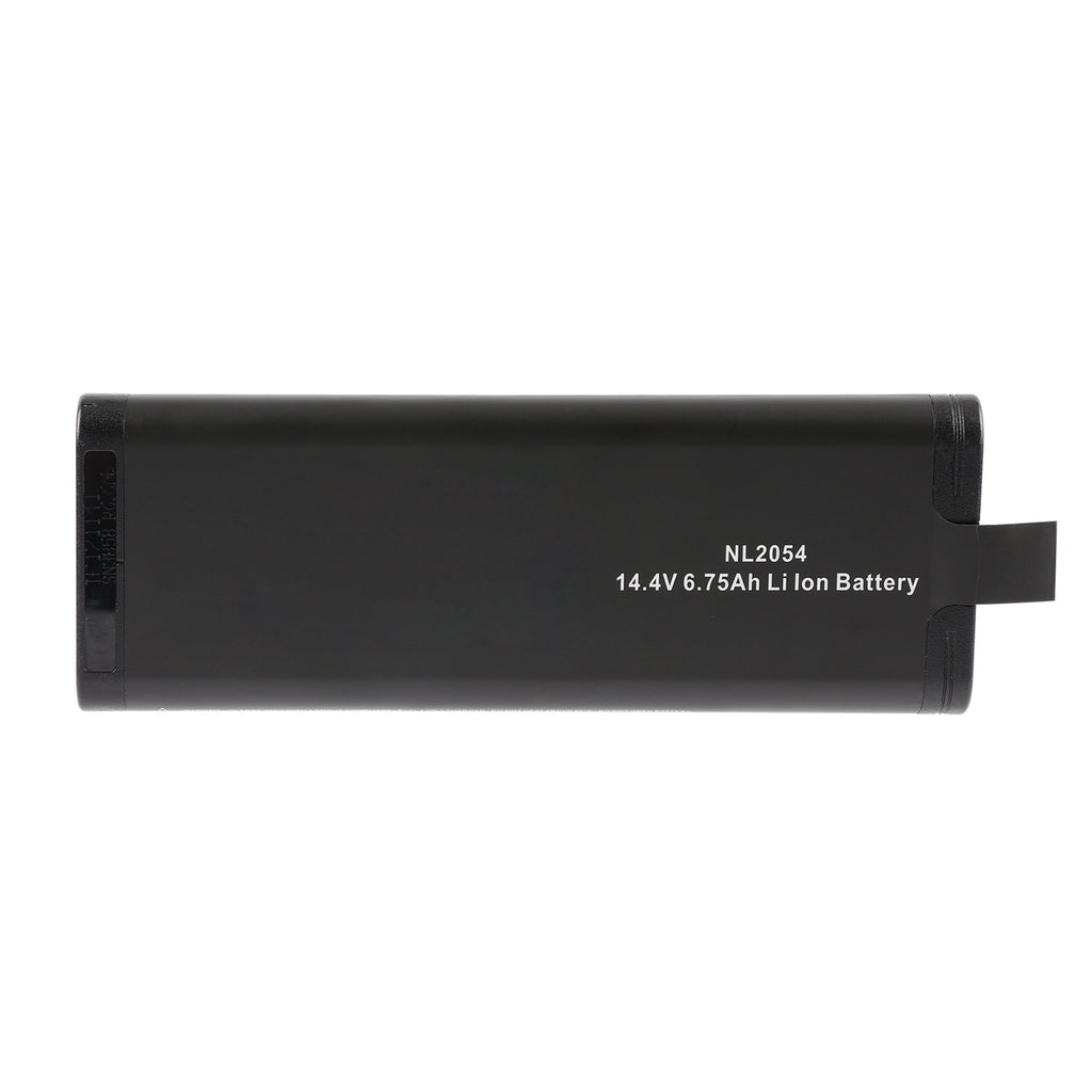 KingSener NL2054 14.4V 6.75Ah 95Wh black Li-ion replacement battery for Inspired Energy medical ECG monitors.