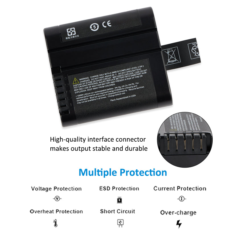Integra Racing Battery Integra REF90500 REF90522 LED Headlight System Battery - BatteryMall.com