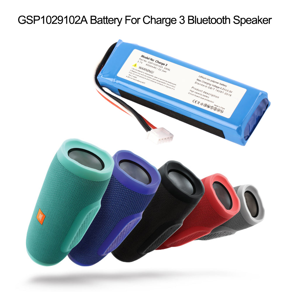 Replacement Li-ion Battery for JBL Charge 3 Speaker GSP1029102A 330SL