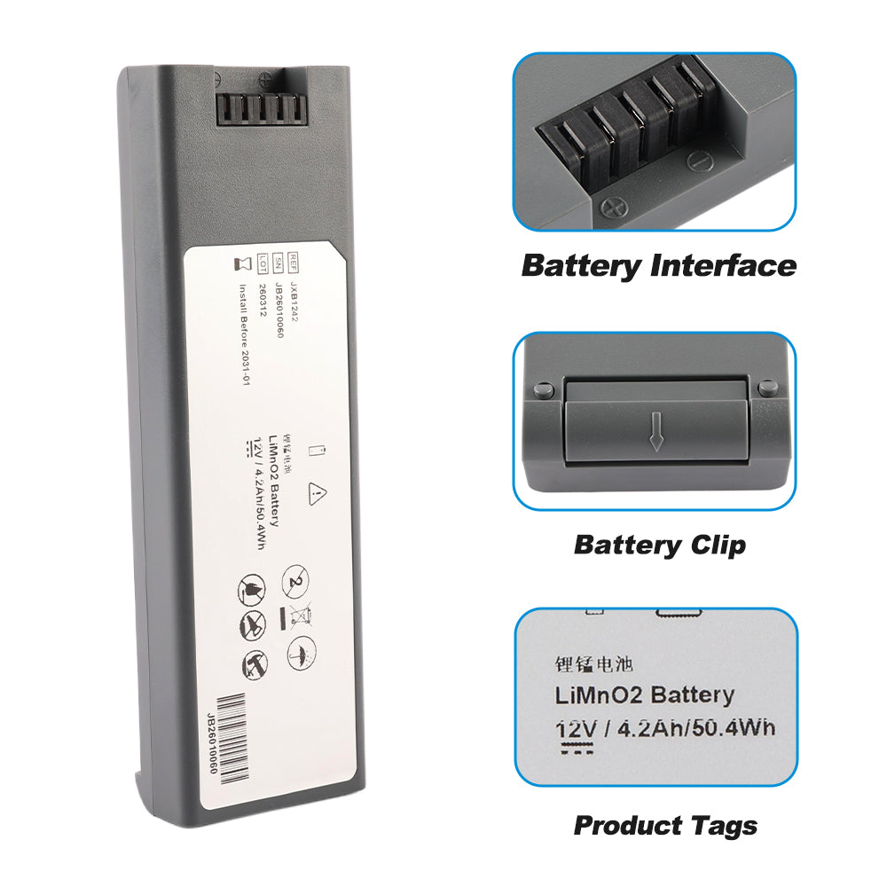 JXB1242-12V-50.04Wh-Medical-Battery