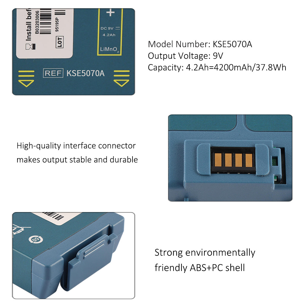 KSE5070A-Philips-M5070A-9V-4.2Ah-Medical-Battery