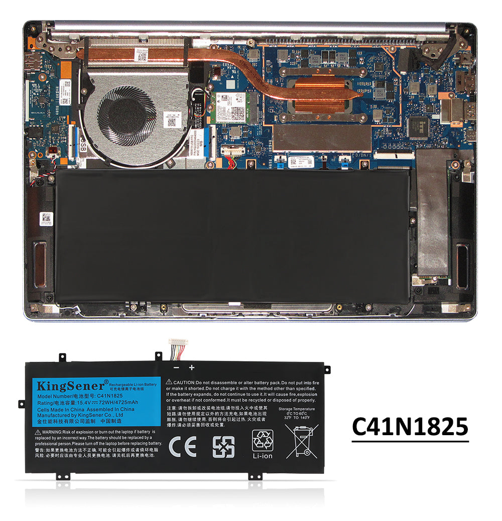 Kingsener-C41N1825-15.4V-72WH-4725mAh-Battery