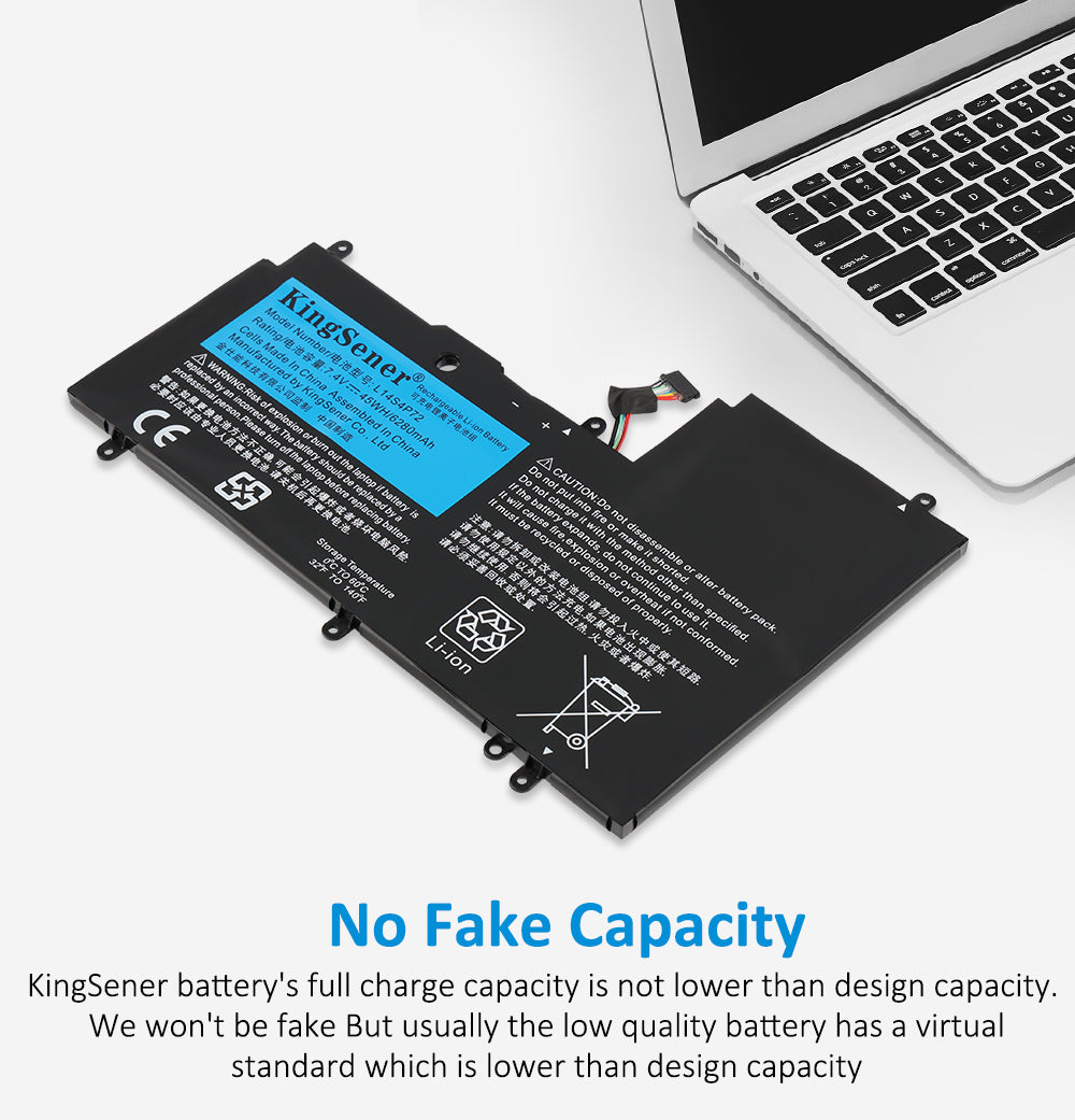 Kingsener-L14M4P72-7.4V-45WH-6280mAh-Battery