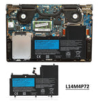 Kingsener-L14M4P72-7.4V-45WH-6280mAh-Battery