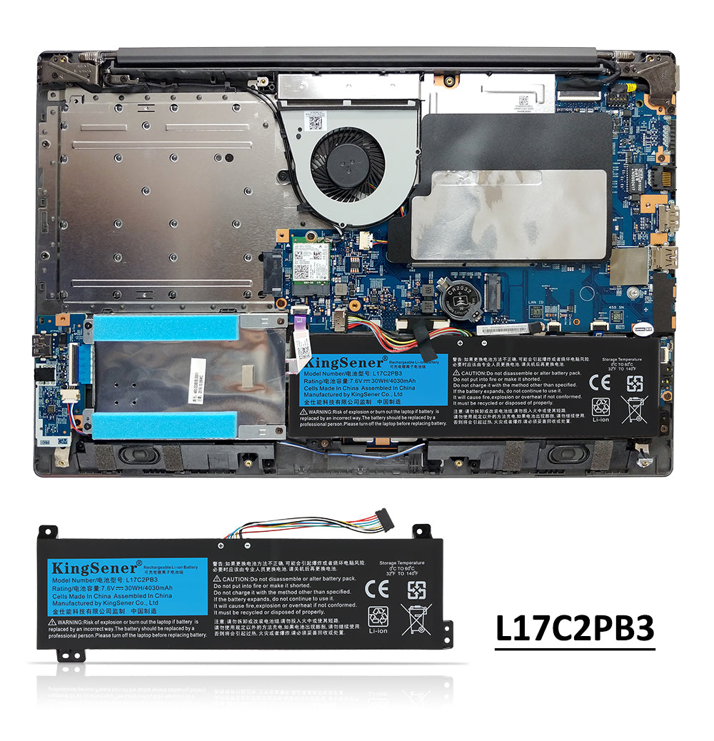 Kingsener-L17C2PB3--7.6V-30WH-4030mAh-Battery