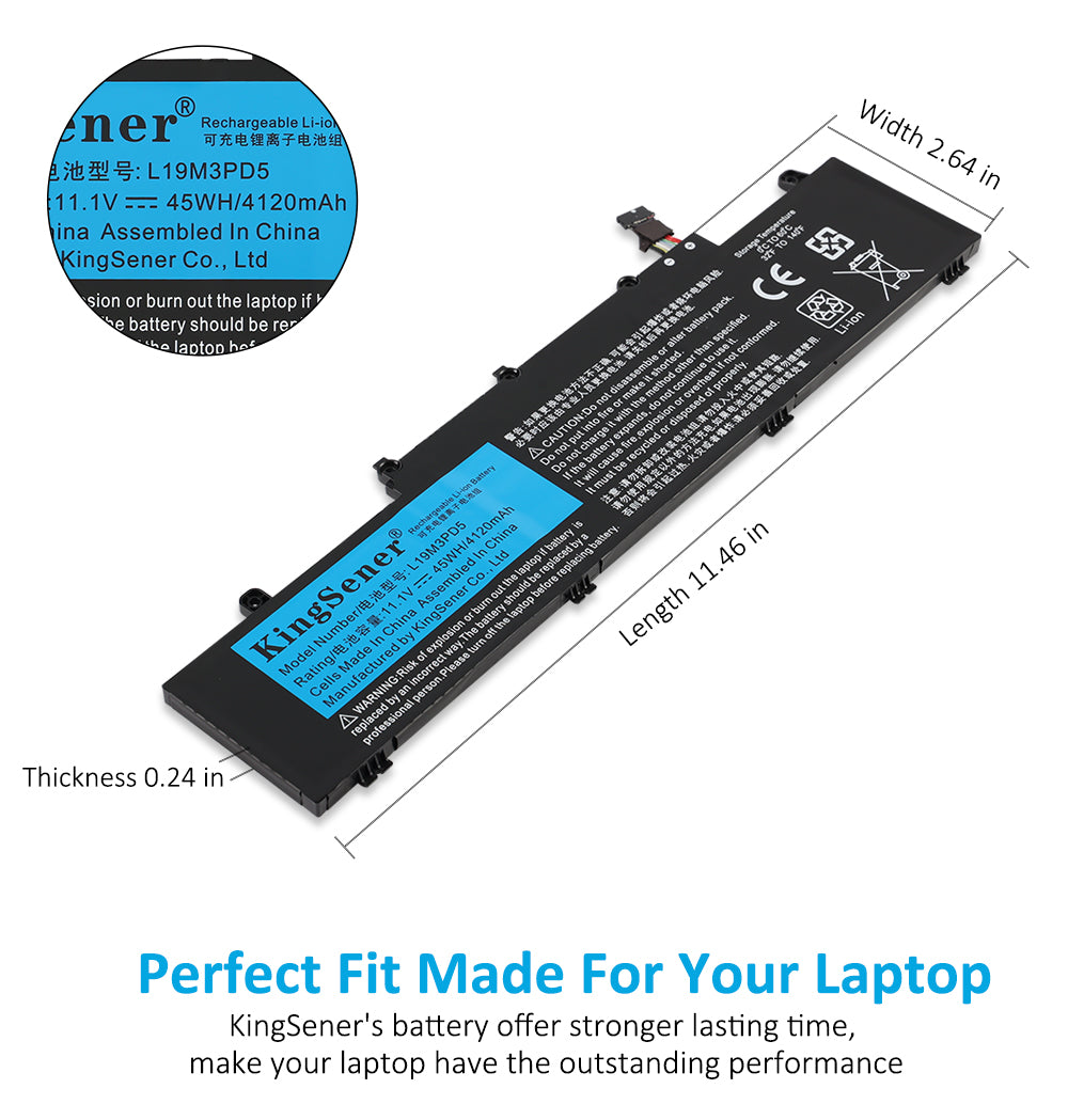 Kingsener L19M3PD5 ノートパソコンのバッテリー Lenovo ThinkPad E14