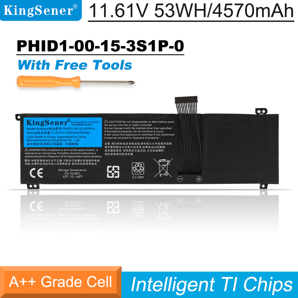 Kingsener-PHID1-00-15-3S1P-0-11.61V-53WH-4570mAh-Battery