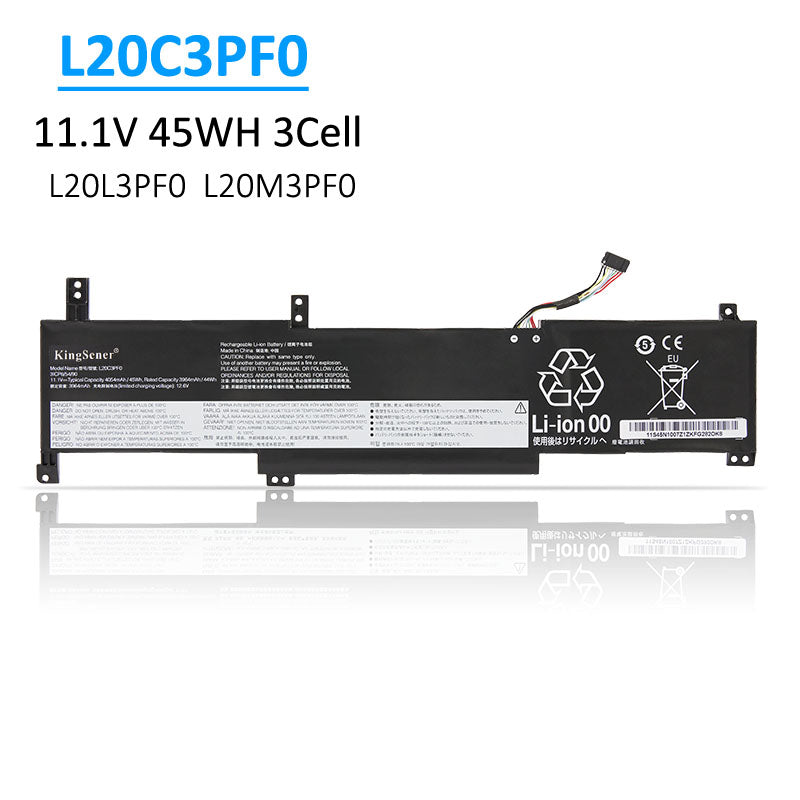 Kingsener L20C3PF0 L20L3PF0 L20M3PF0 Laptop-Akku für Lenovo IdeaPad 3-14ITL6 3-15ITL6 3-17ITL6 S14 G2 V14 V15 G2 G3 V17 G2 K14 21CS, 21CT, 21CV, 21CU