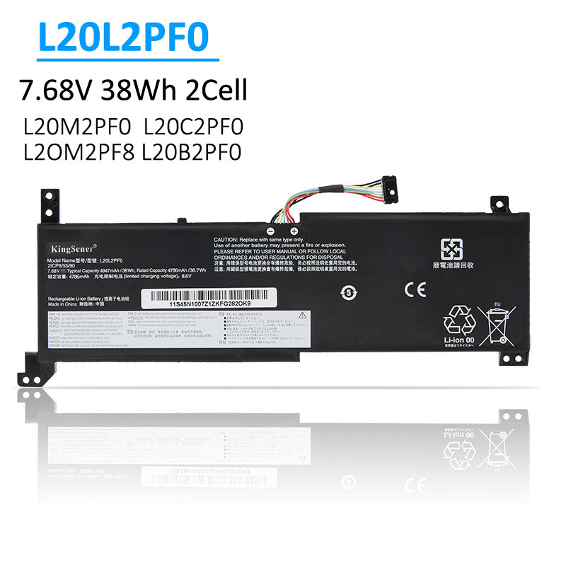 Kingsener L20C3PF0 L20L3PF0 L20M3PF0 Laptop-Akku für Lenovo IdeaPad 3-14ITL6 3-15ITL6 3-17ITL6 S14 G2 V14 V15 G2 G3 V17 G2 K14 21CS, 21CT, 21CV, 21CU