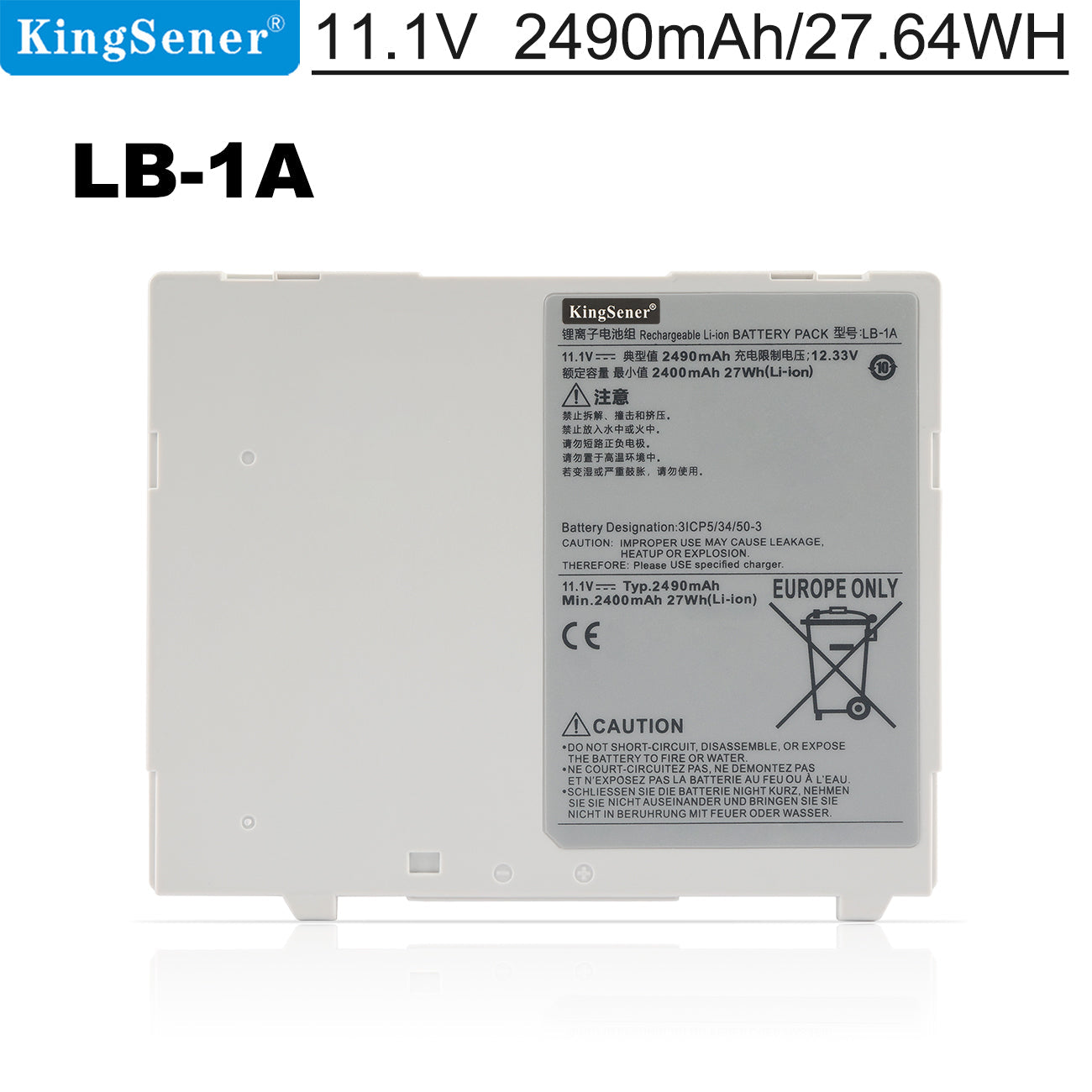 Batterie LB-1A Pour CANON CXDI-70C / 501C - 11.1V 2400mAh Li-Ion (Neuve)