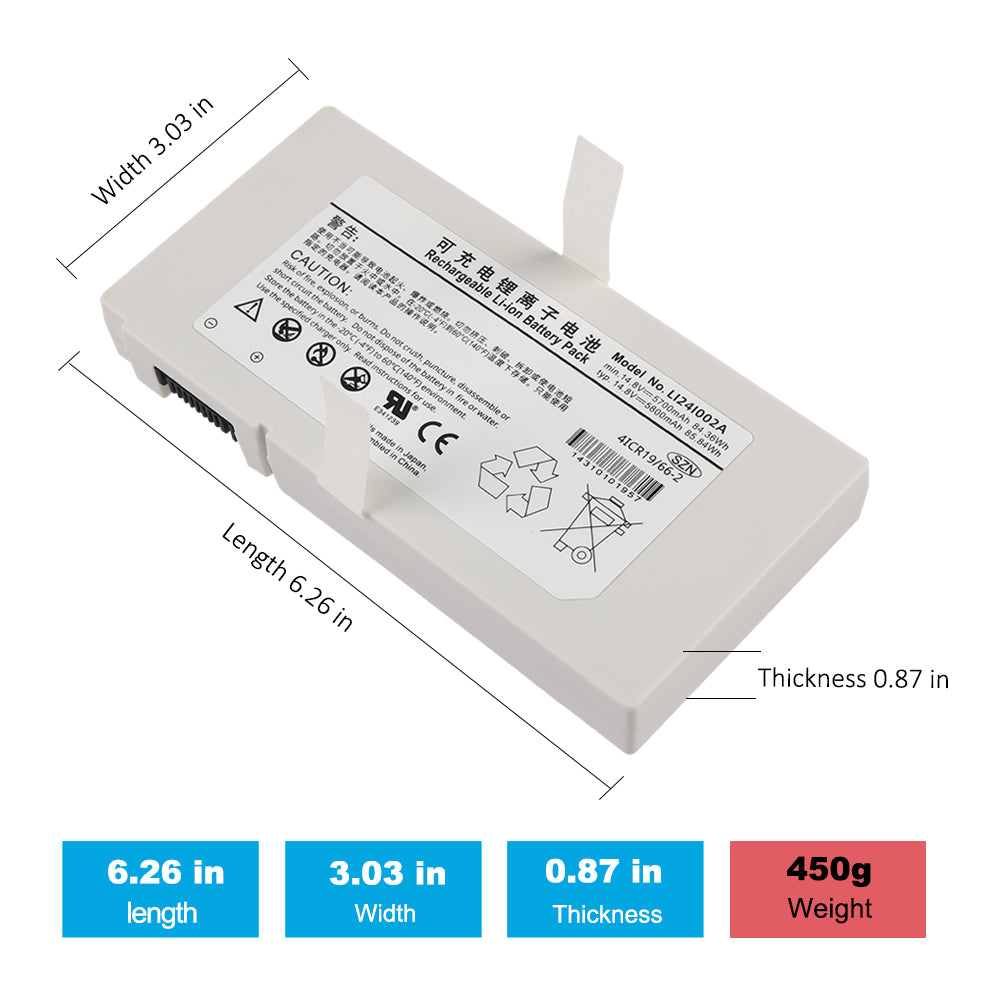 Mindray-LI24I002A-5800mAh-Medical-Battery