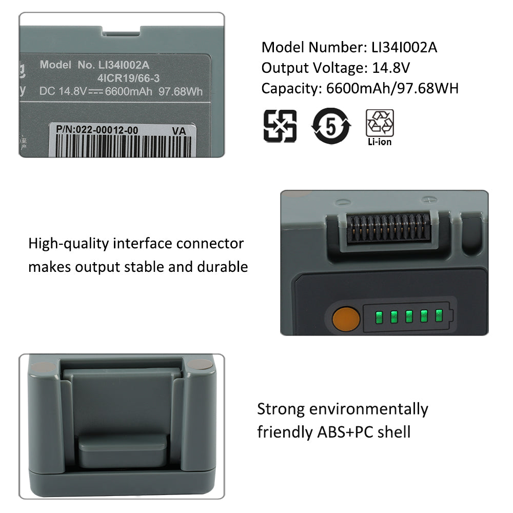 LI34I002A-6600mAh-Medical-Battery