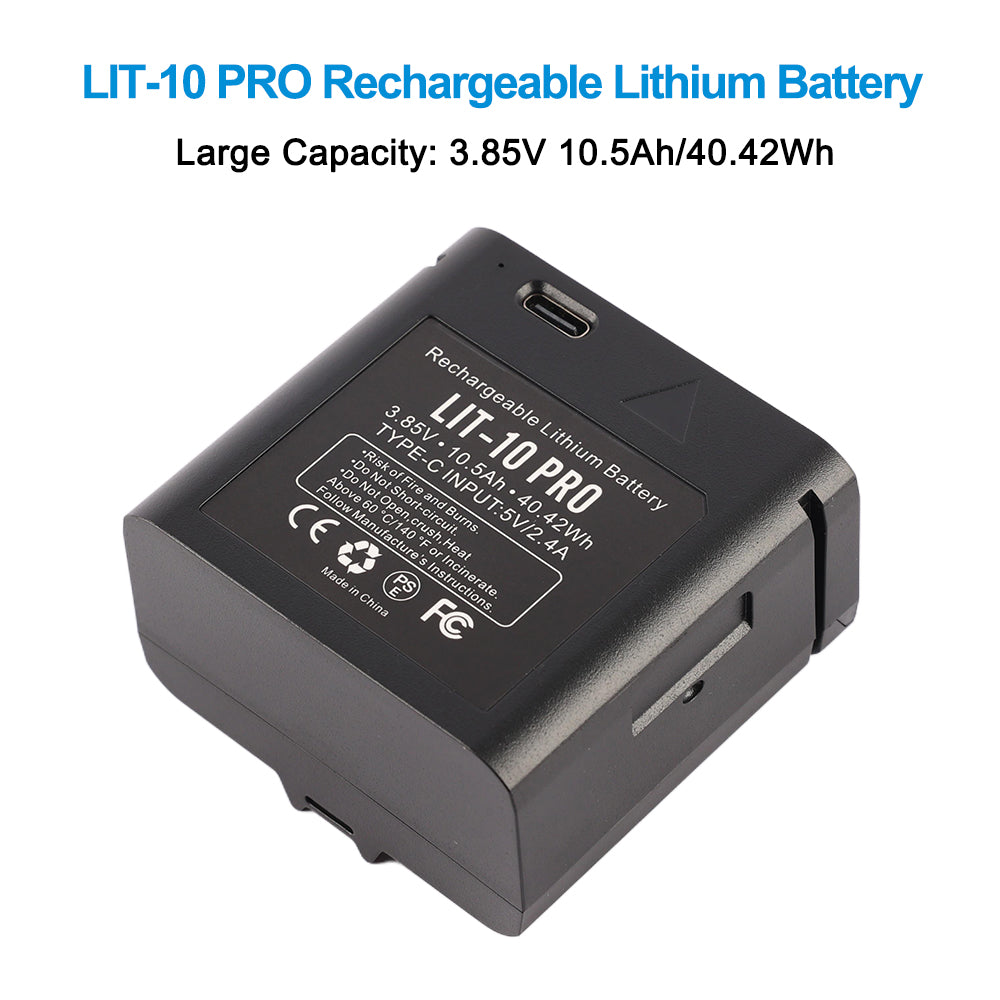 LIT-10 PRO-3.85V-40.42Wh-Trail-Camera-Battery