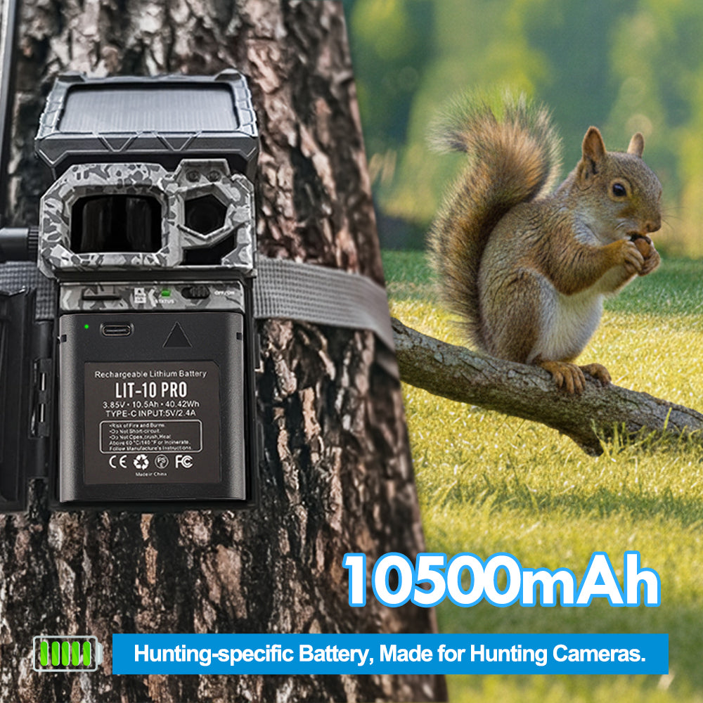 LIT-10 PRO-3.85V-40.42Wh-Trail-Camera-Battery
