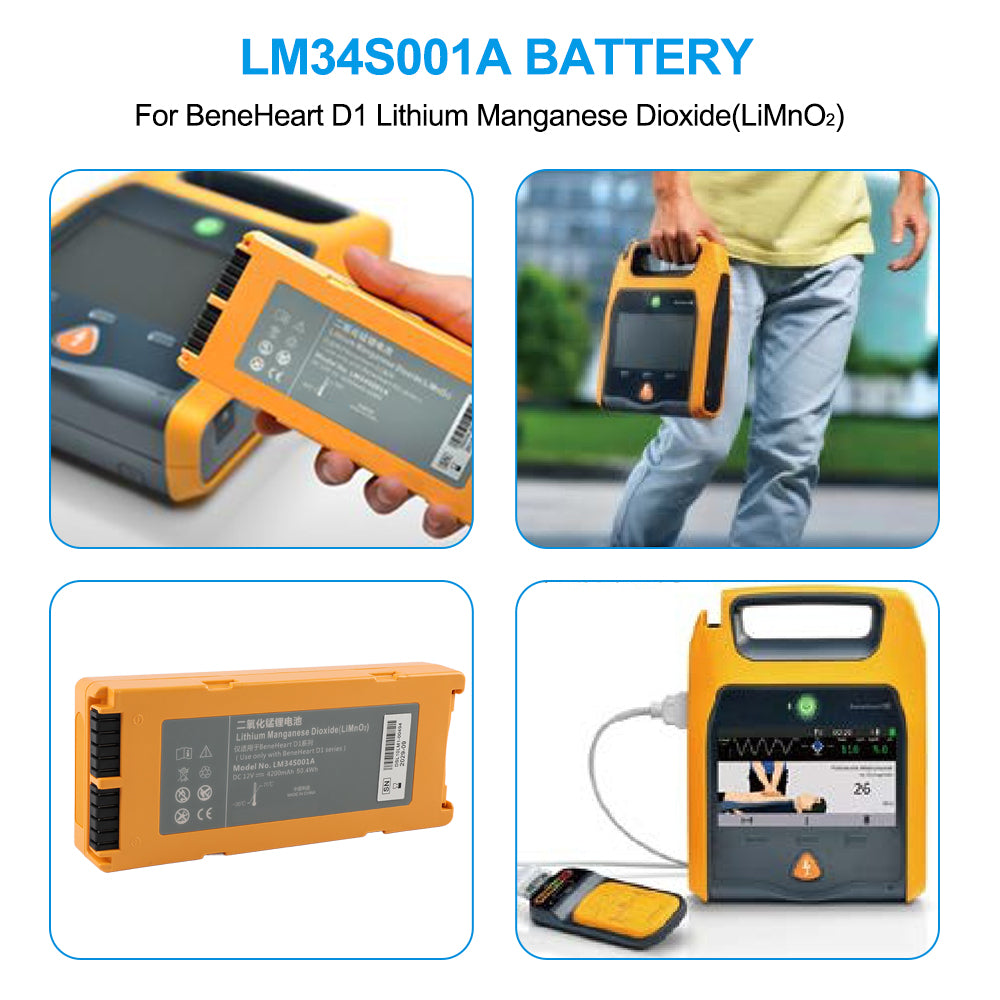 Mindray-BnenHeart-LM34S001A-Battery