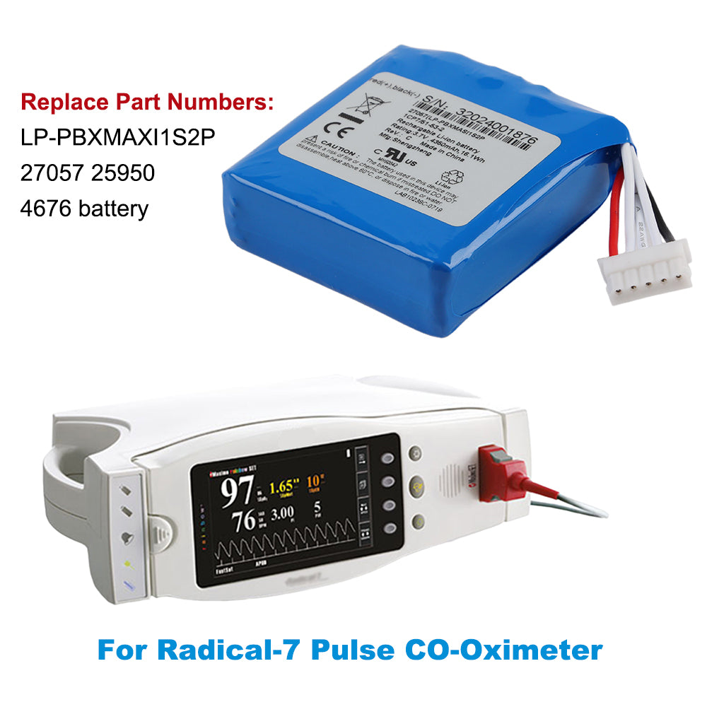 LP-PBXMAXI1S2P-4350mAh-Medical-Battery