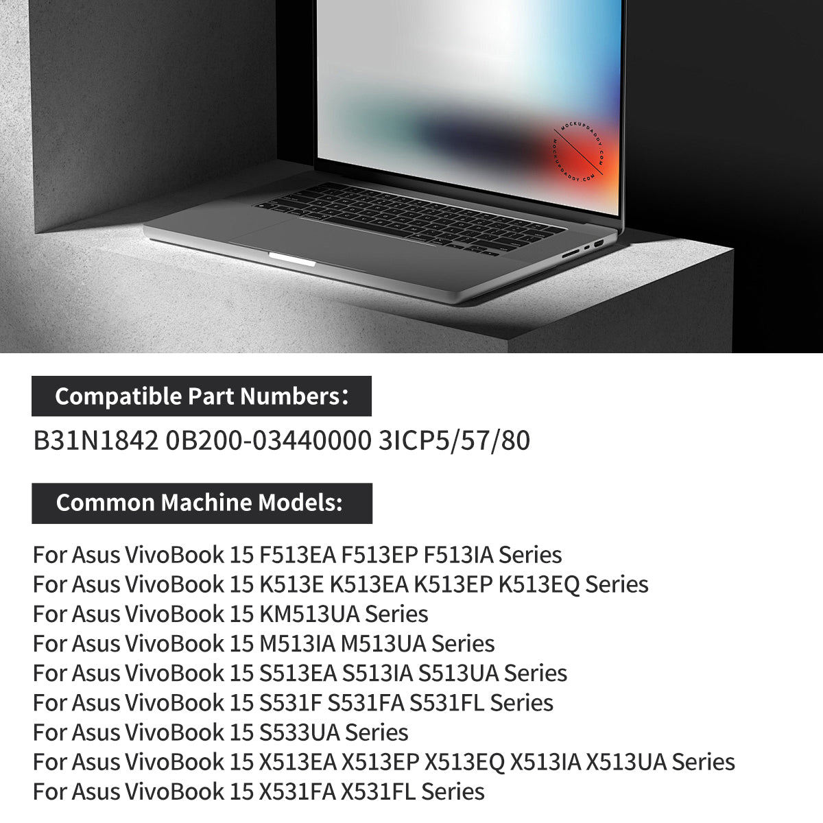LUSONBAY-B31N1842-11.52V-42Wh-Laptop-Battery