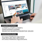 L17M4P71 L17C4P71 Compatible Part Numbers for Lenovo ThinkPad X1 Yoga 3rd Gen 20LD 20LE 2018 Series