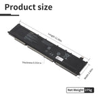 LUSONBAY RC30-0370 Battery For Razer Blade RZ09-0427 NEA3-R3U1 PEA3-R3U1 Series - Product Size