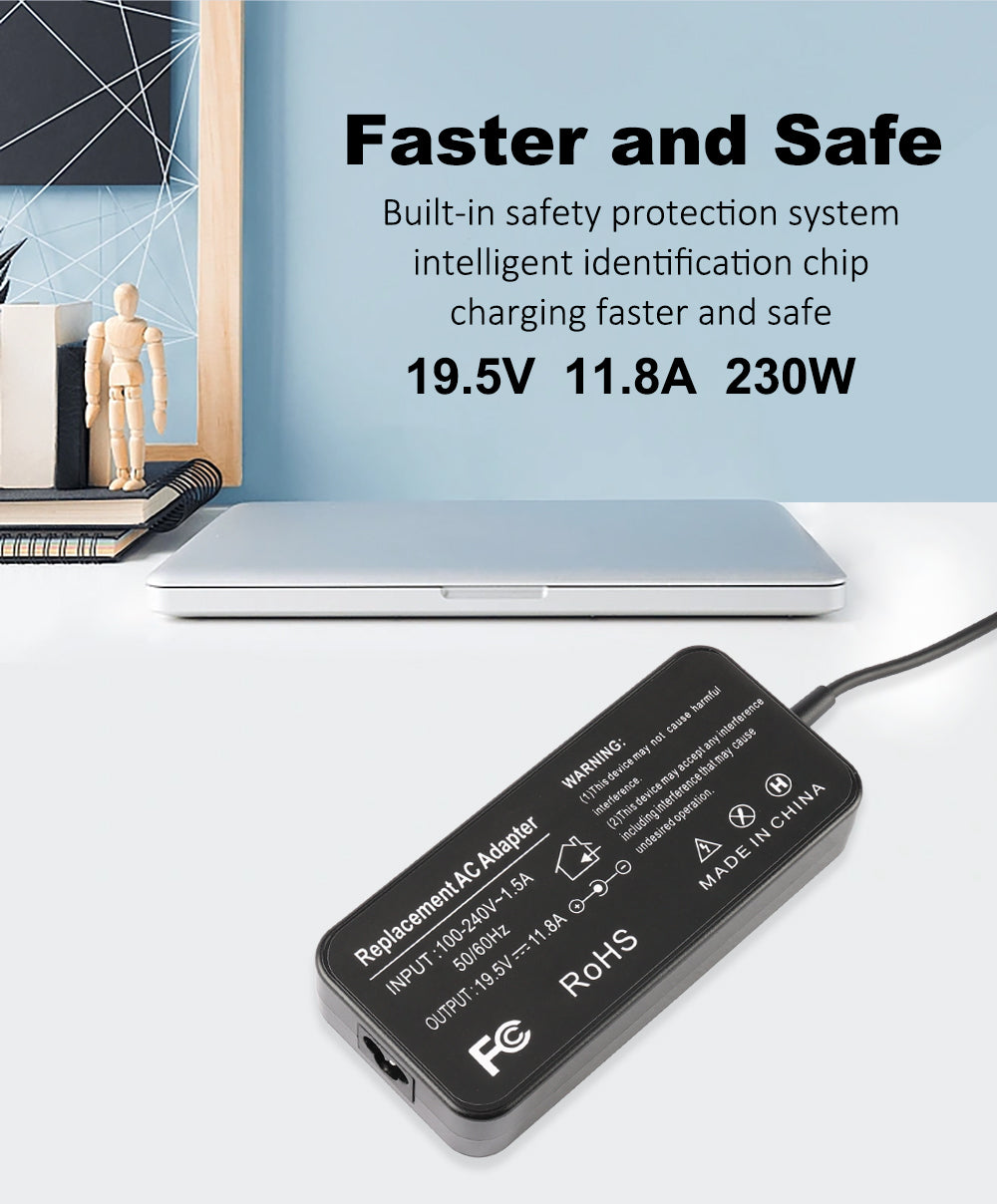 19.5V 11.8A 230W Laptop Charger For ASUS G750JW-T4038D G750JW-T4019H G750JW-T4057H