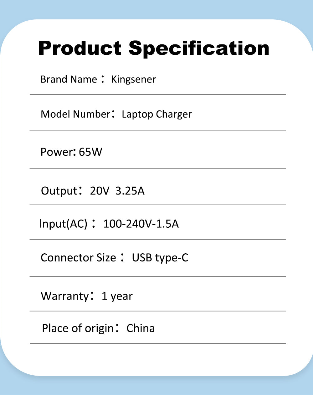 20V-3.25A_Type_C-charger