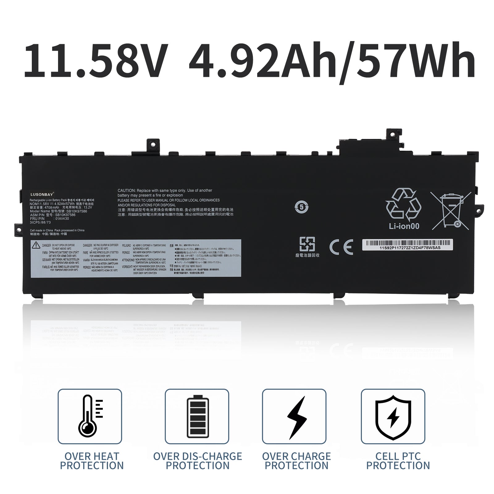 Lenovo-01AV430-11.58V-57WH-Laptop-Battery-LUSONBAY