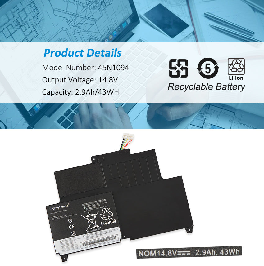 Lenovo-45N1094-14.8V-43WH-Laptop-Battery