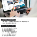 L14S4P72 battery compatible part numbers L14M4P72 5B10K10224 for Lenovo Yoga 3 14 and Yoga 700 series