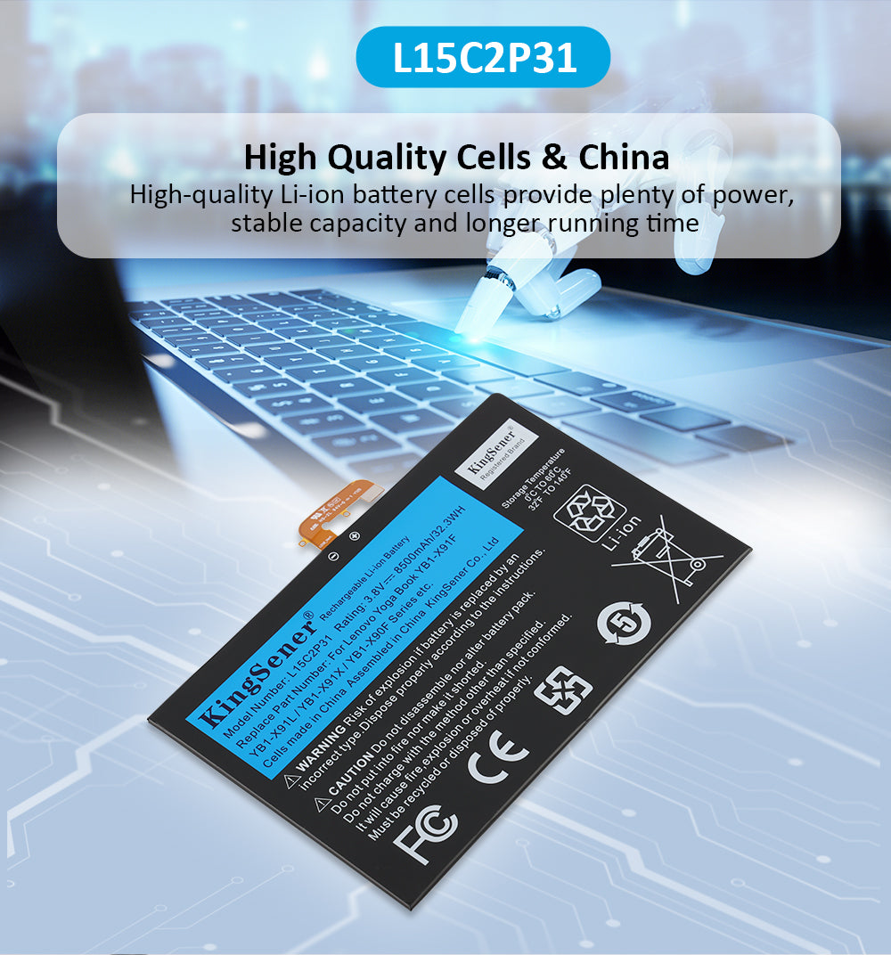 Lenovo-Yoga-L15C2P31-Tablet-battery-8500mAh 