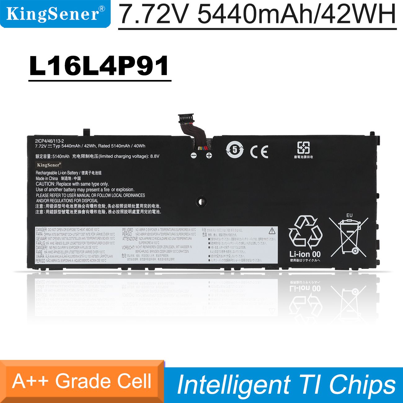 Lenovo-L16L4P91-7.72V-42WH-Laptop-Battery