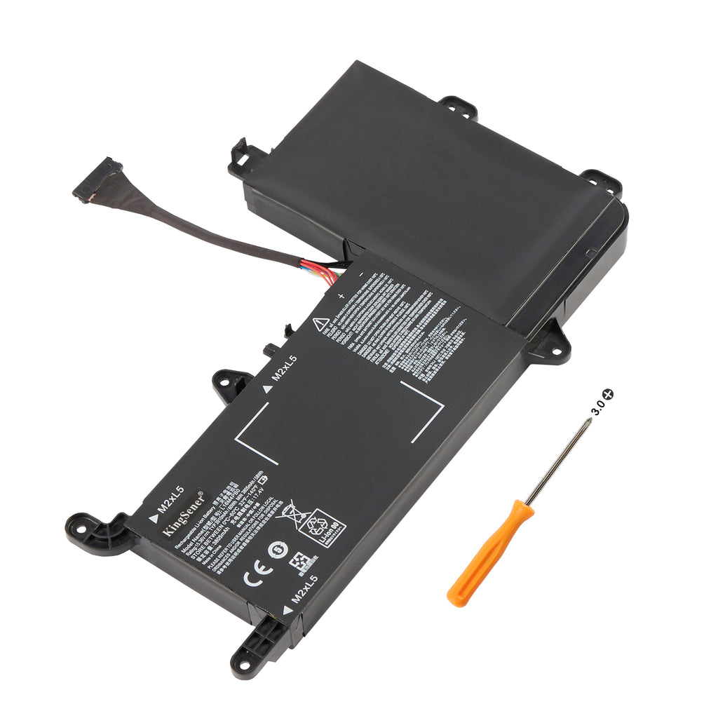 Lenovo L16M4PB0 replacement Li-ion laptop battery 15.36V 55Wh 3605mAh PH3 screwdriver for installation