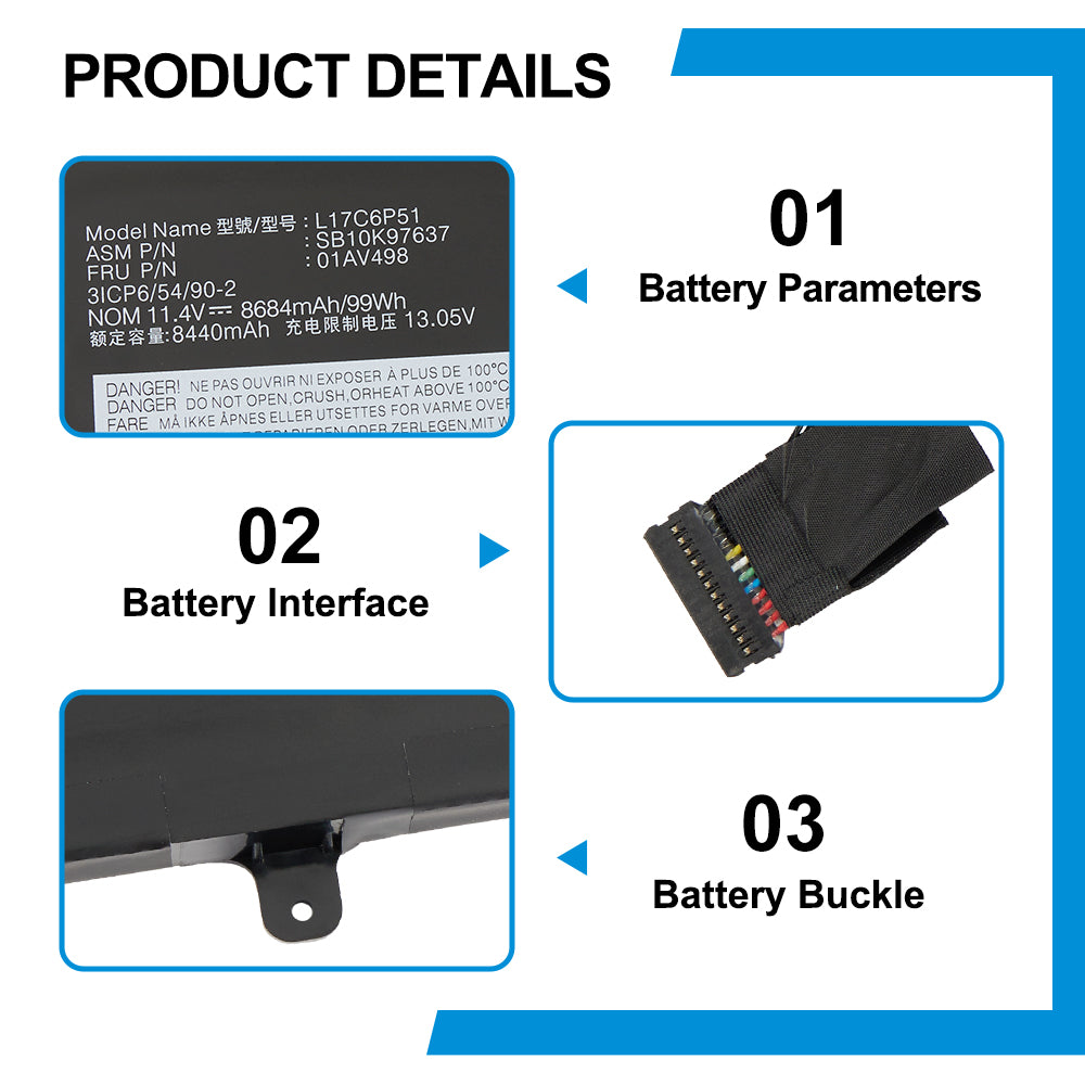 Lenovo-L17C6P51-14.4V-99Wh-Laptop-Battery