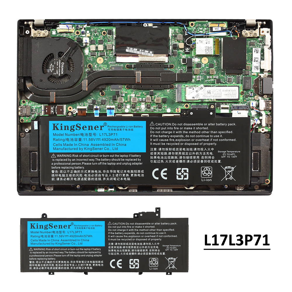 Lenovo-L17L3P71-11.58V-57Wh-Laptop-Battery