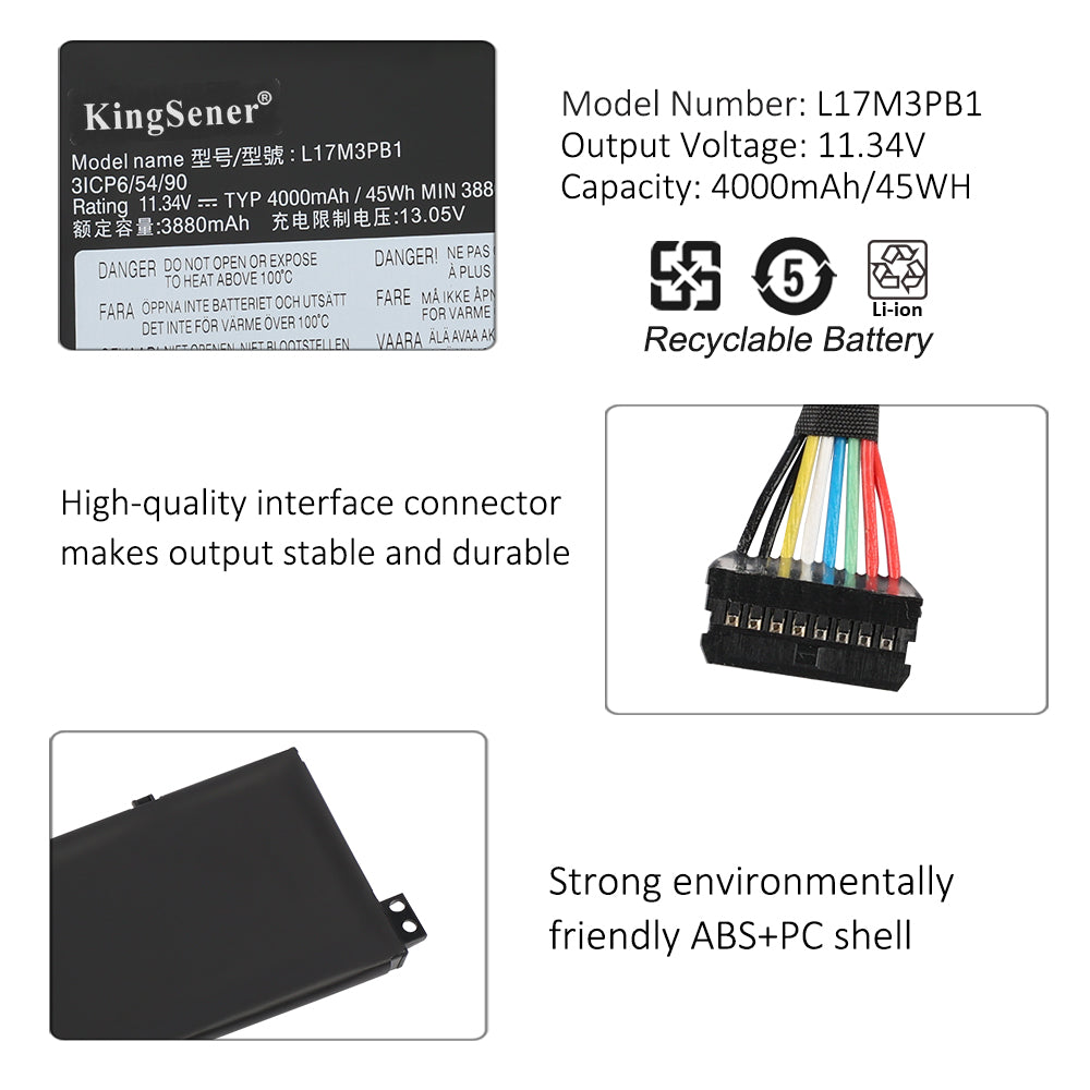 Lenovo-L17M3PB1-45Wh-Laptop-Battery