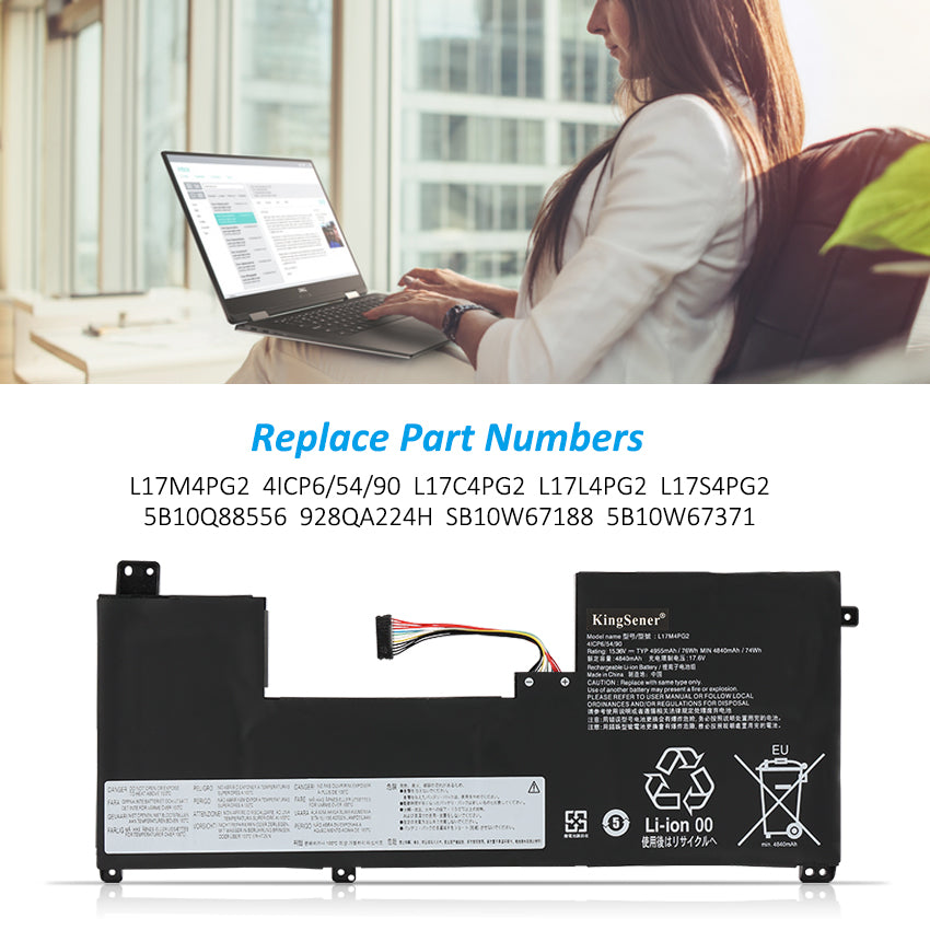 Lenovo-L17M4PG2-15.36V-76Wh-Laptop-Battery