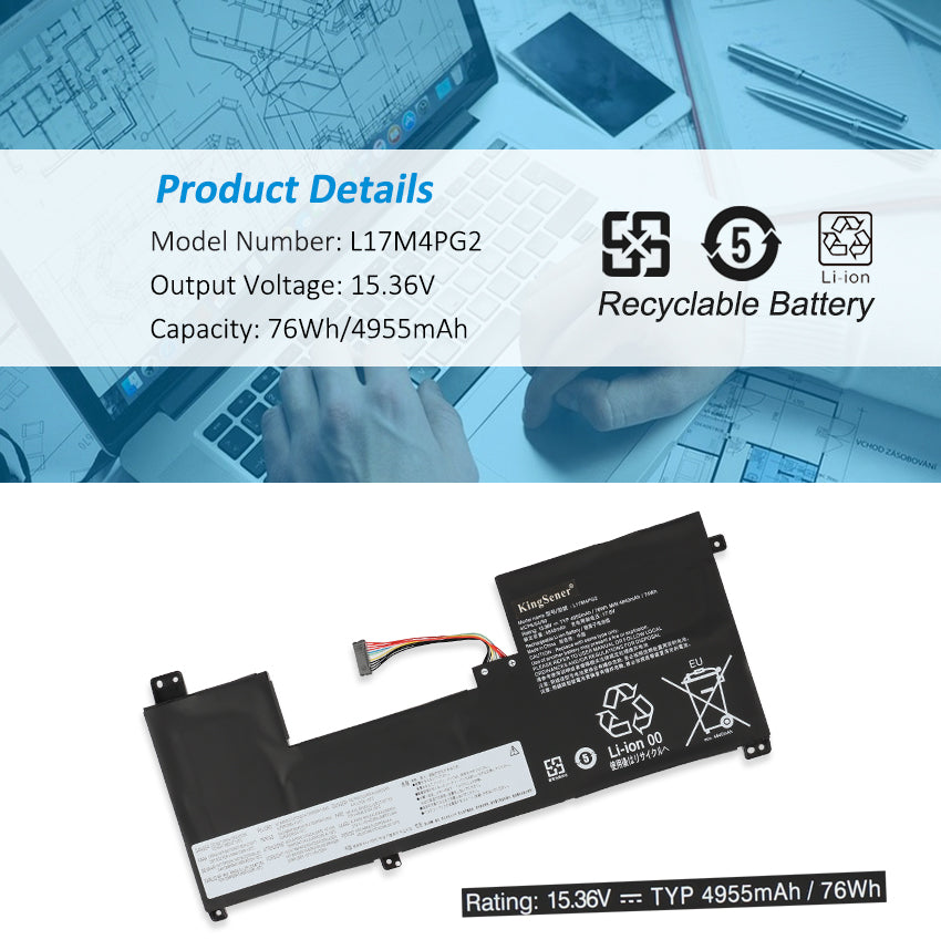 Lenovo-L17M4PG2-15.36V-76Wh-Laptop-Battery