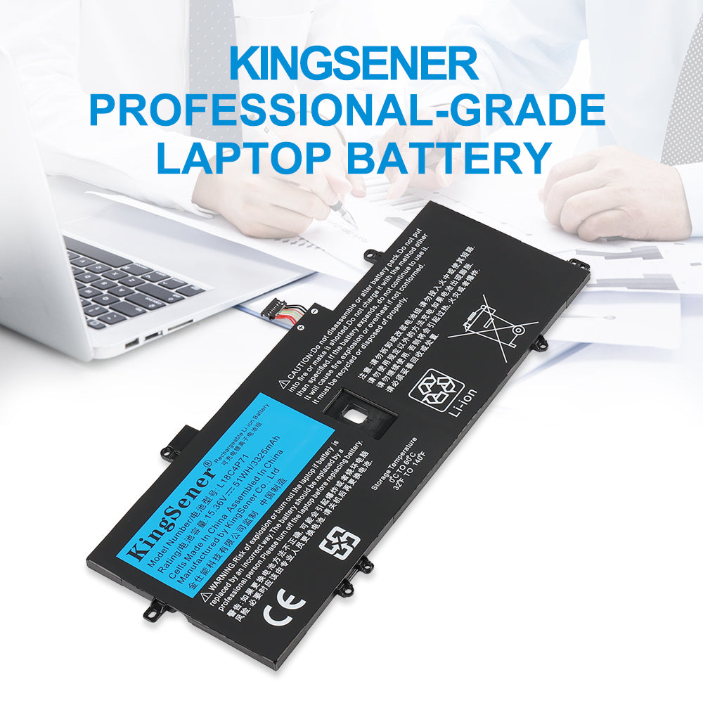 ThinkPad X1 Carbon 7th 8th Gen Battery L18M4P72 51Wh 15.4V