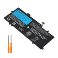 L18C4P71 laptop battery for Lenovo ThinkPad X1 Yoga, 15.4V 47.74WH, with two orange screwdrivers and black rectangular casing.