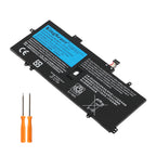 L18C4P71 laptop battery for Lenovo ThinkPad X1 Yoga, 15.4V 47.74WH, with two orange screwdrivers and black rectangular casing.