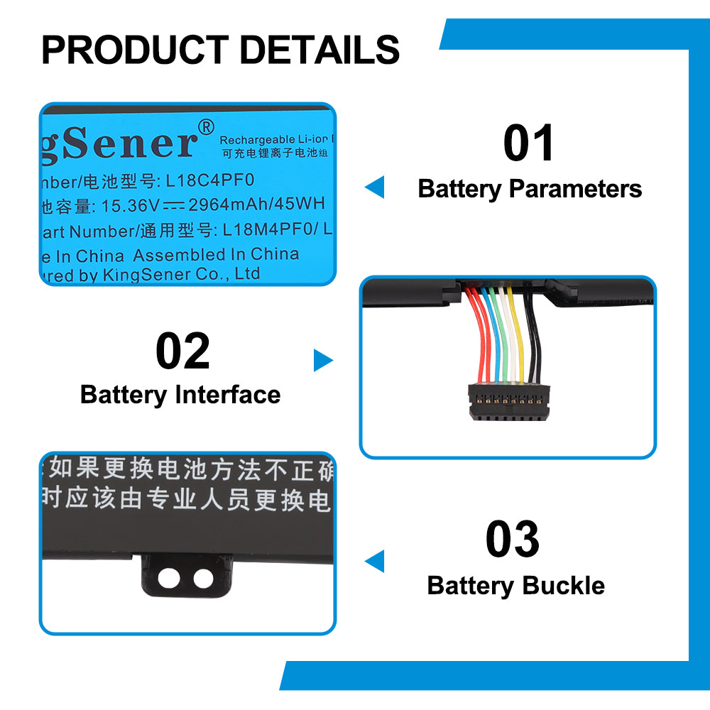 Lenovo-L18C4PF0-15.36V-2964mAh-Laptop-Battery