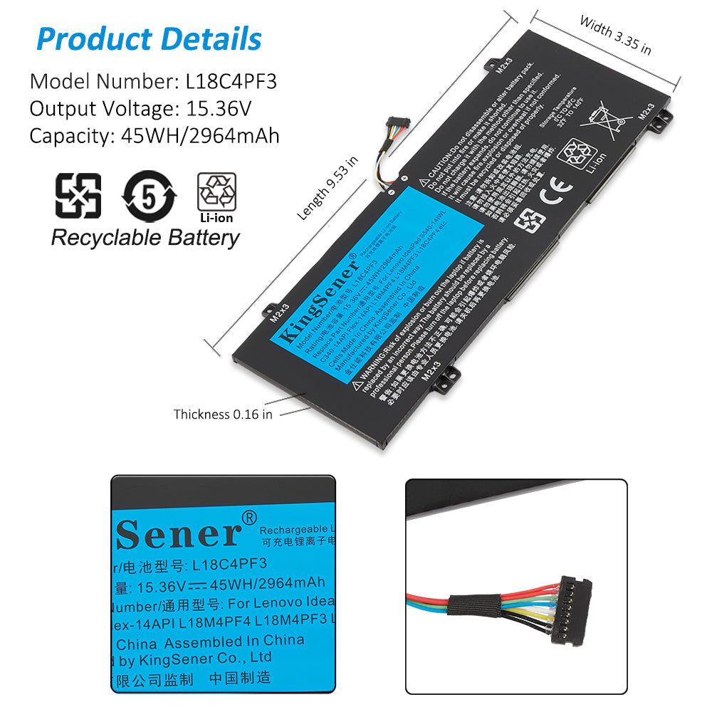    Lenovo-L18C4PF3-15.36V-45WH-Laptop-Battery