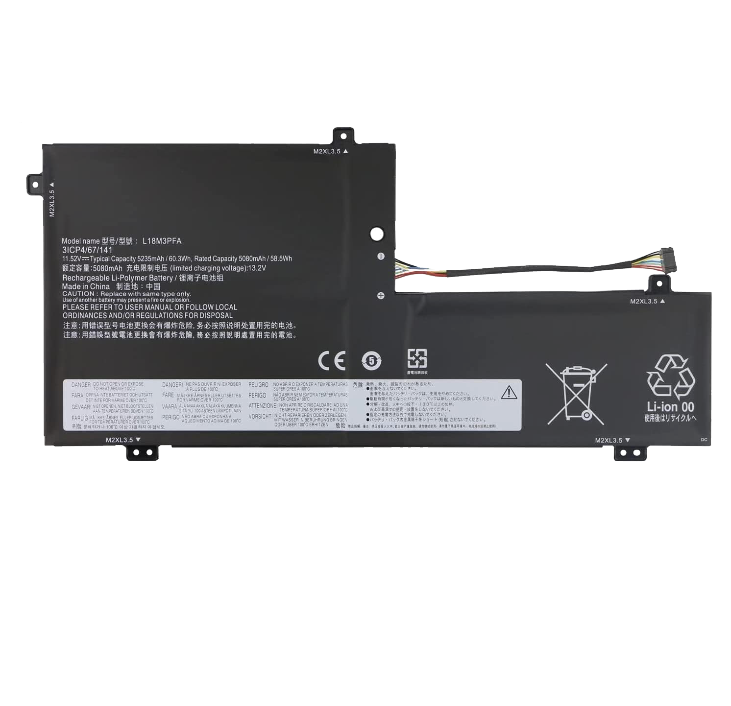 L18M3PFA L18D3PF2 Battery For Lenovo Yoga C740-15IML C740-15IML-81TD ...