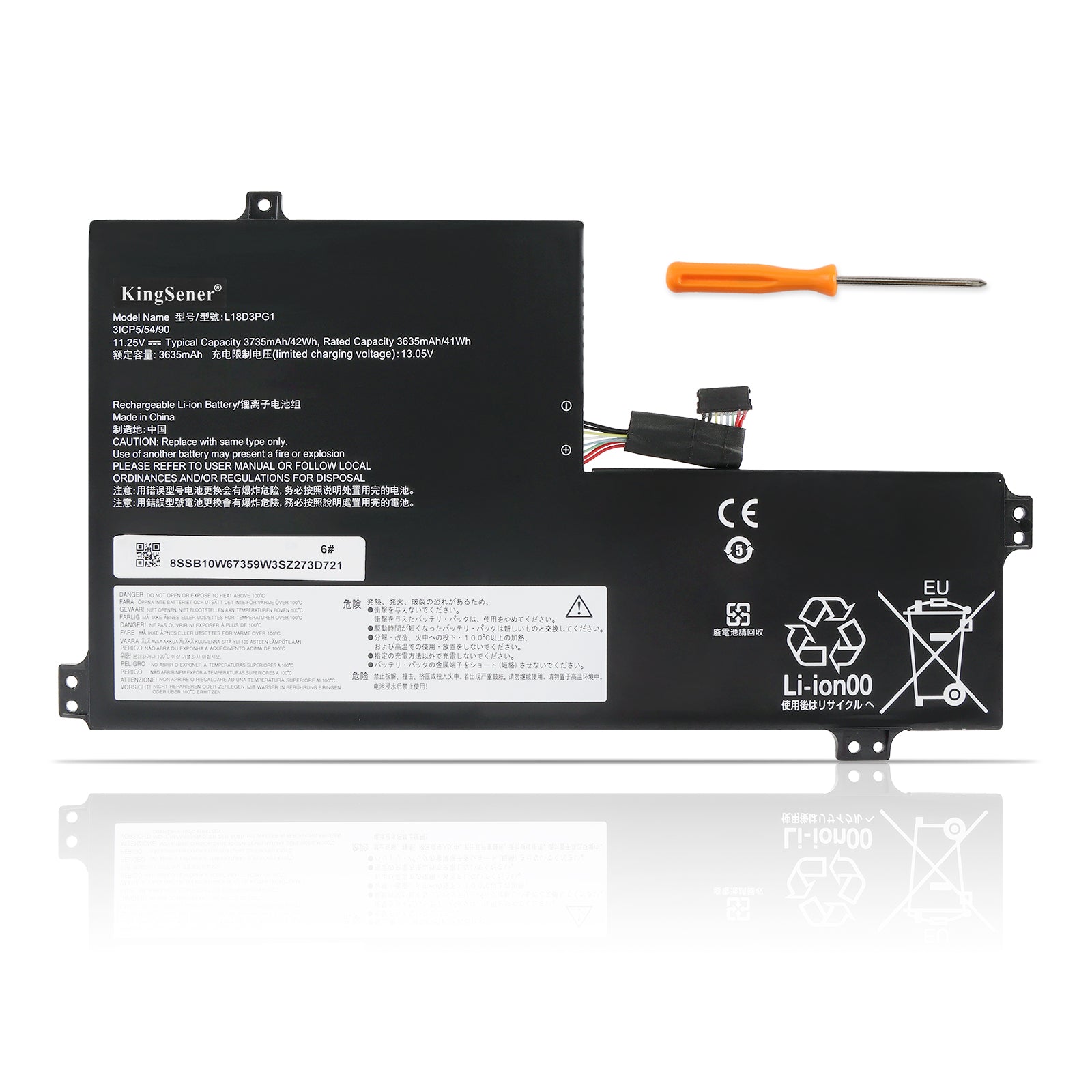 Lenovo-L18D3PG1-11.25V-42Wh-Laptop-Battery