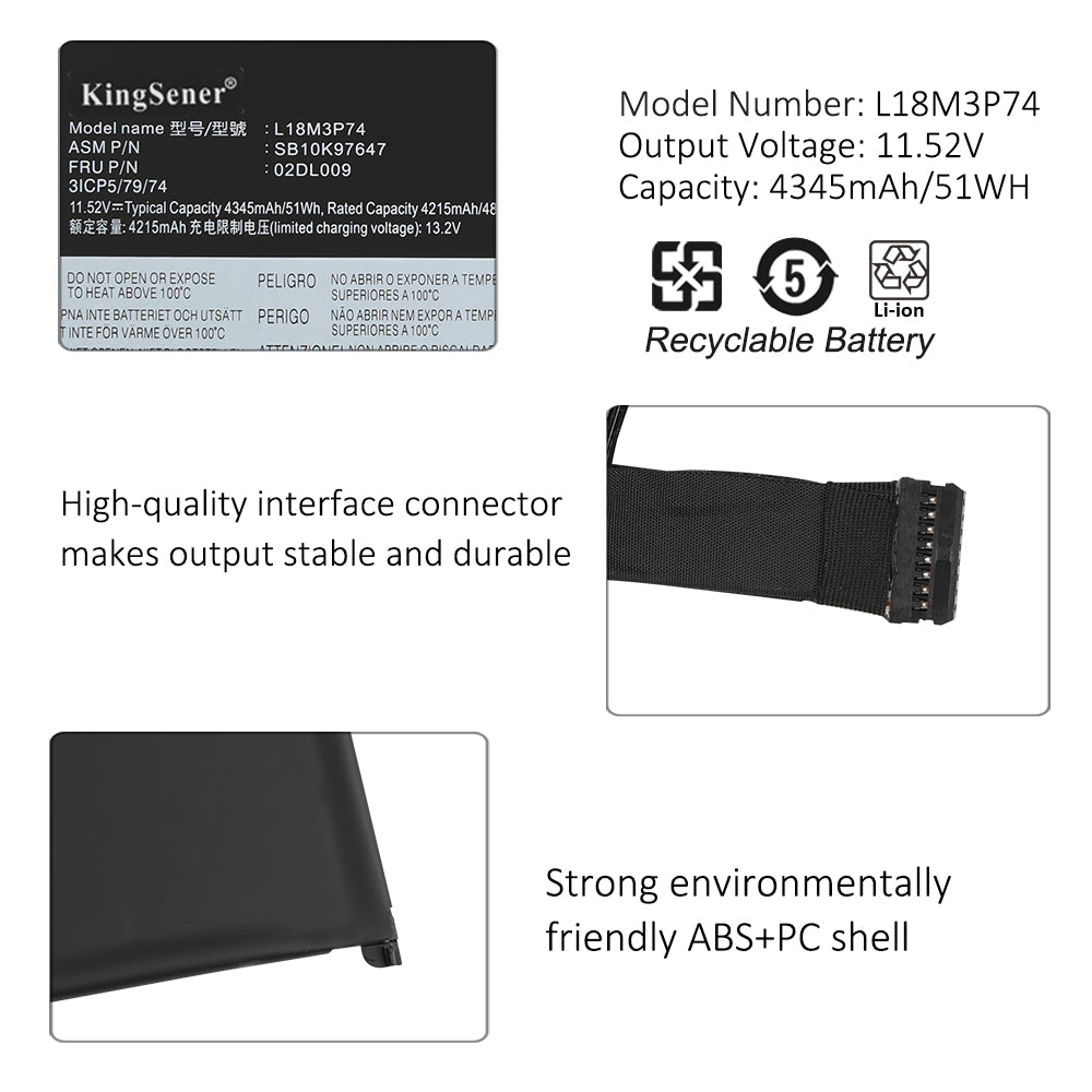 Lenovo-L18M3P74-4345mAh